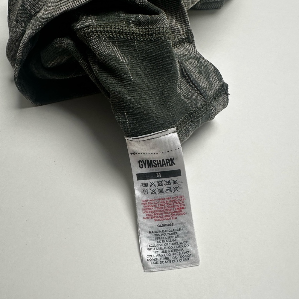 Gymshark Adapt Camo Seamless Shorts | Hunter Green - Picture 6 of 7
